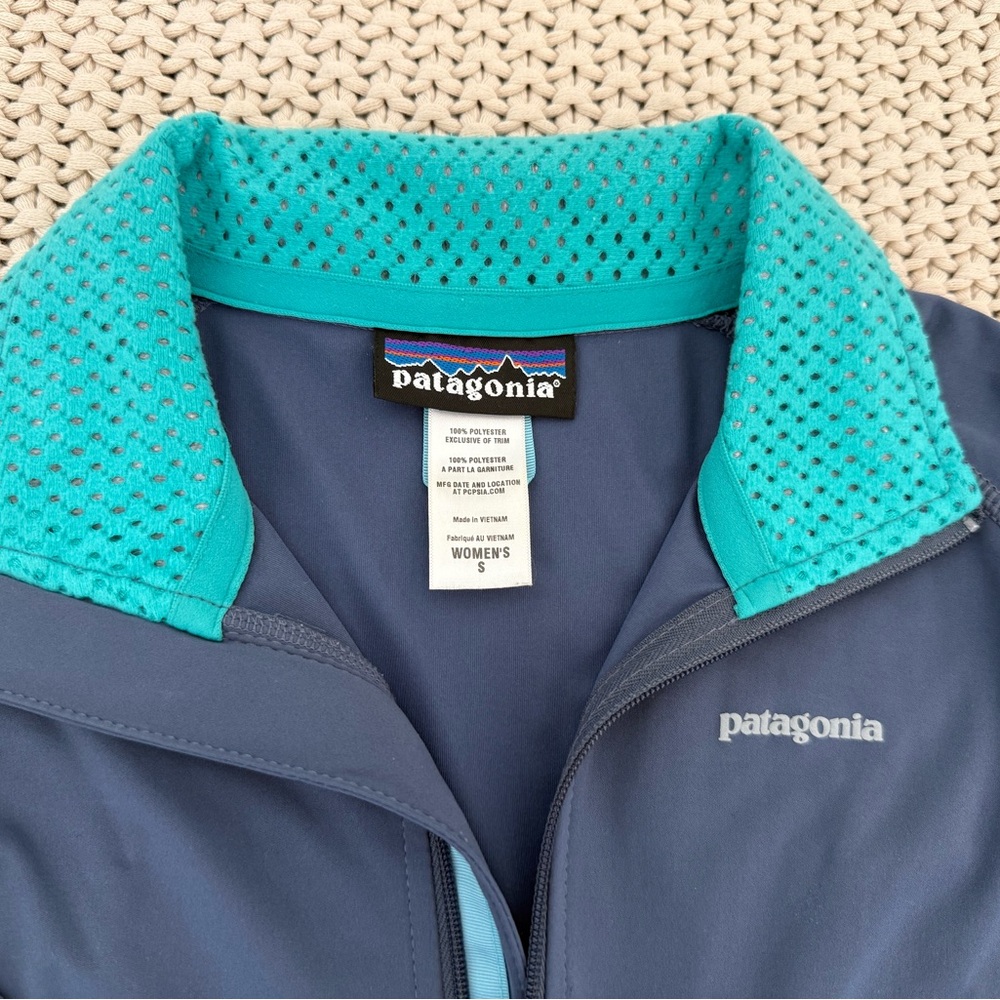 Patagonia Wind Shield Hybrid Jacket | Women’s Small | Blue and Teal - Picture 4 of 9